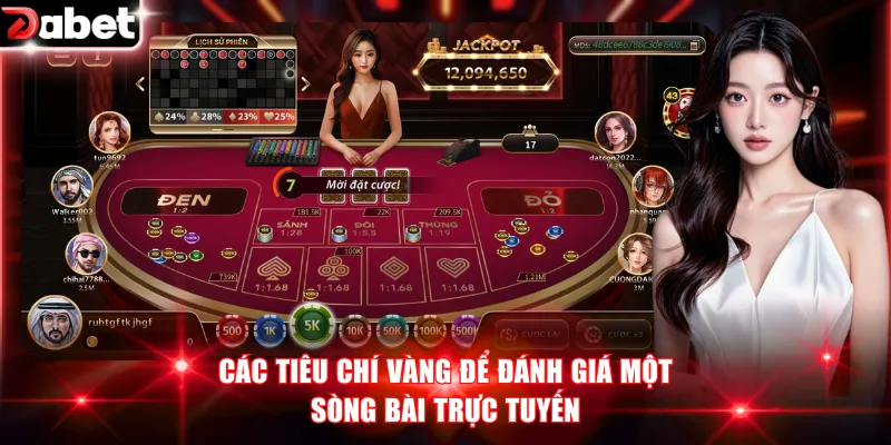Các tiêu chí vàng để đánh giá một sòng bài trực tuyến
