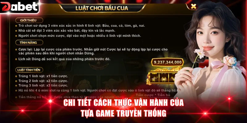 Lắc Bầu Cua DABET - Trò Chơi Dân Gian Trên Nền Tảng Số 3 Chi tiết cách thức vận hành của tựa game truyền thống