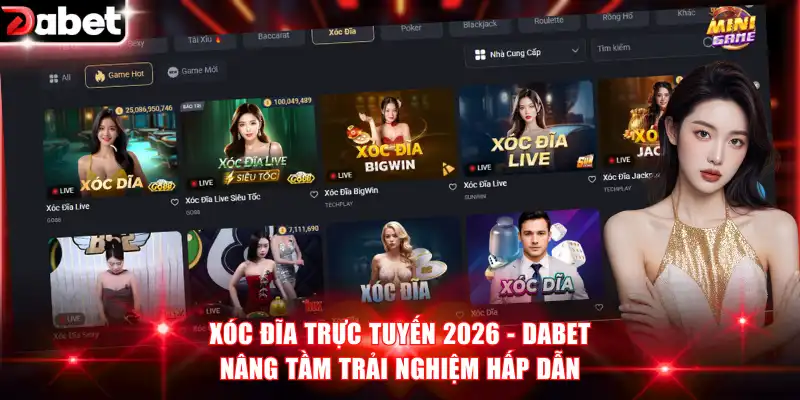 Xóc Đĩa Trực Tuyến 2026 - DABET Nâng Tầm Trải Nghiệm Hấp Dẫn 5 Xóc đĩa trực tuyến